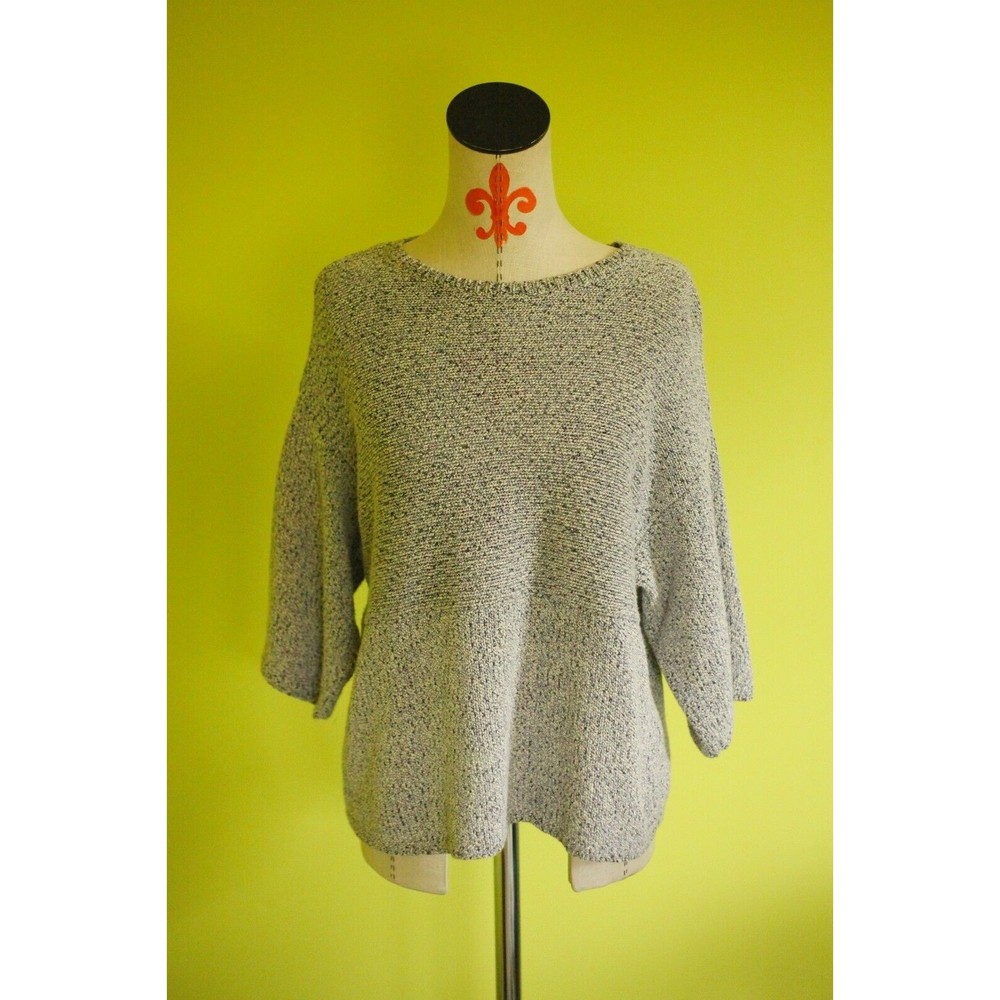 J. JILL Pure Jill Sz Petite S Oversized Sweater Top Kimono Sleeve Cotton Blend